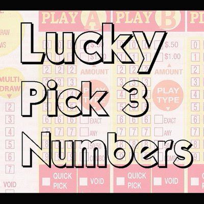 random 3 number|my lucky pick 3 numbers.